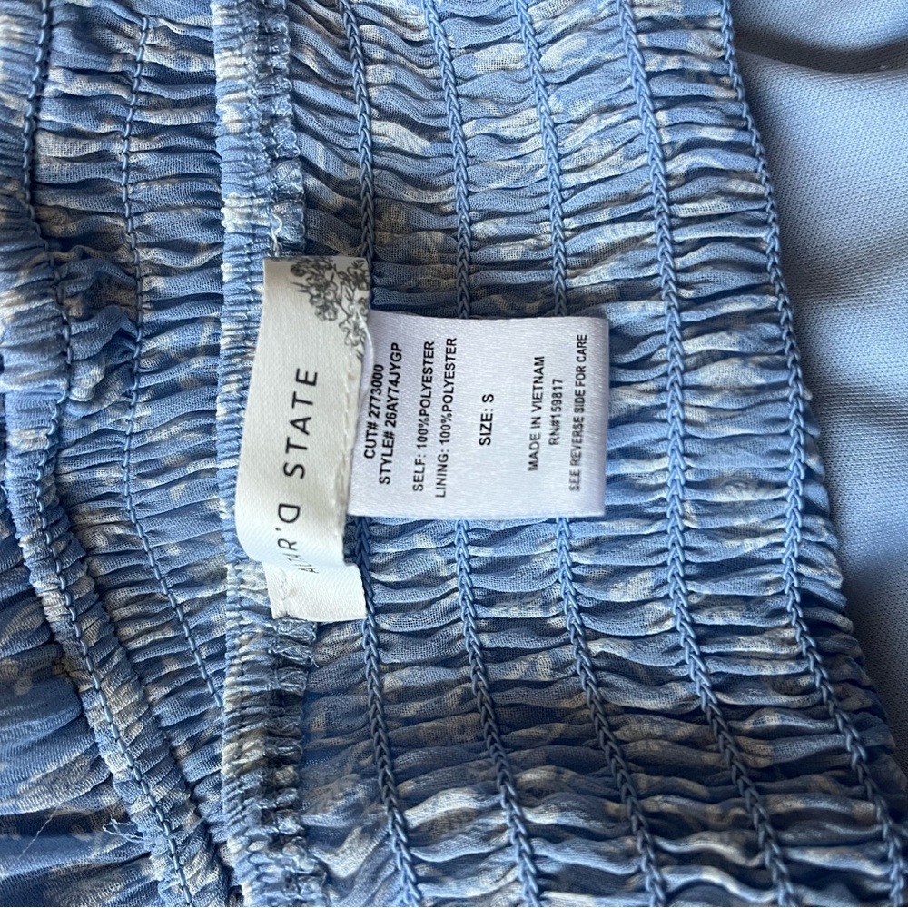 Altard State Blue Floral Maxi Dress - Picture 4 of 4